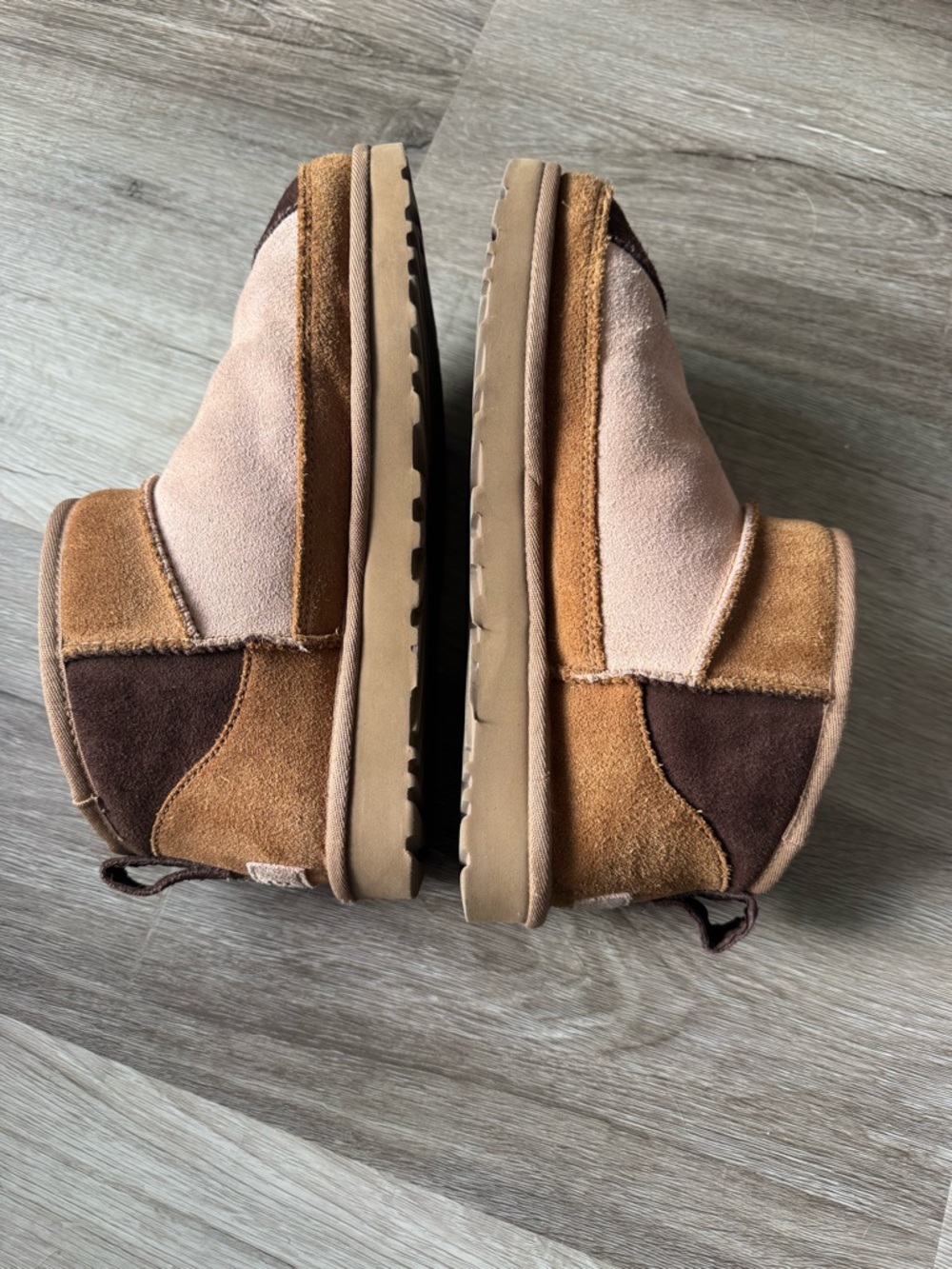 UGG Patchwork Micro Short Boots - Picture 8 of 10